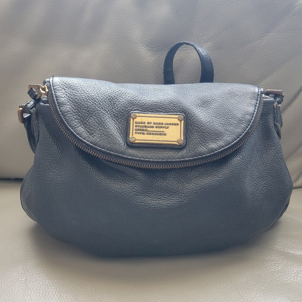 MARC BY MARC JACOBS Classic Q NATASHA Black Crossbody Bag